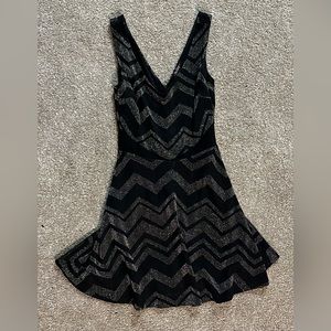 Lurex Fit & Flare Dress